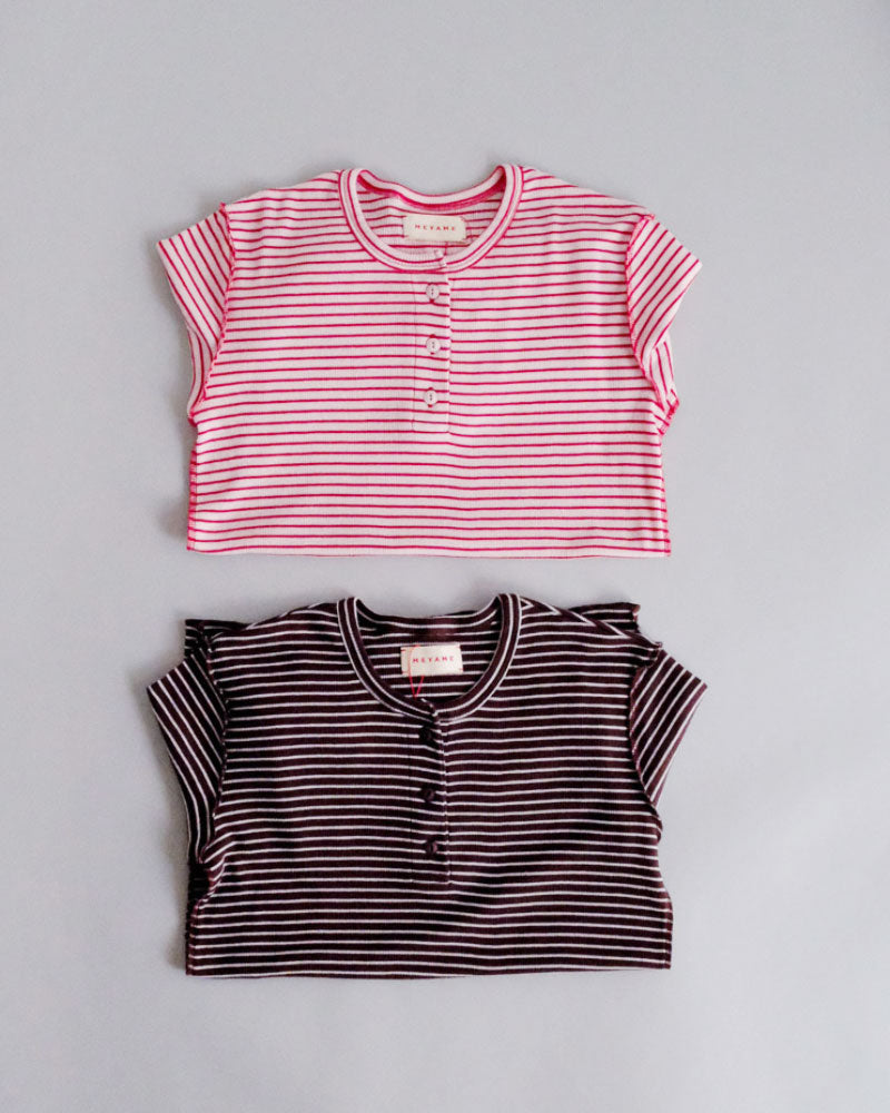 BORDER SOFT RIB HENRY NECK//MEYAME