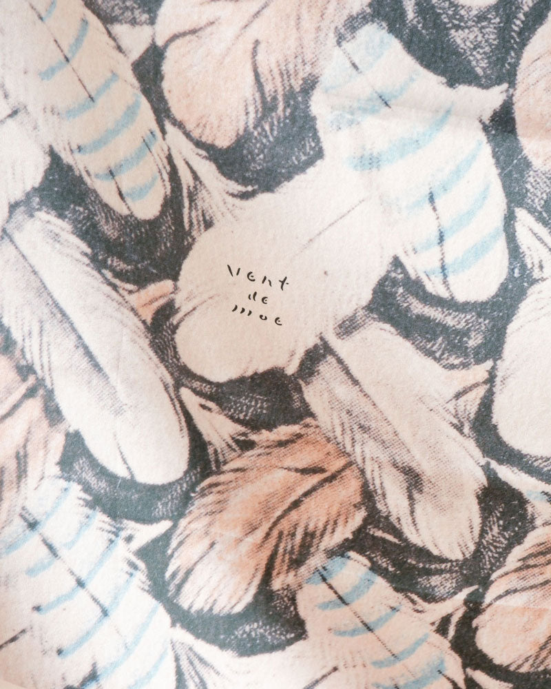 【受注】printed scarf fig garden /vent de moe