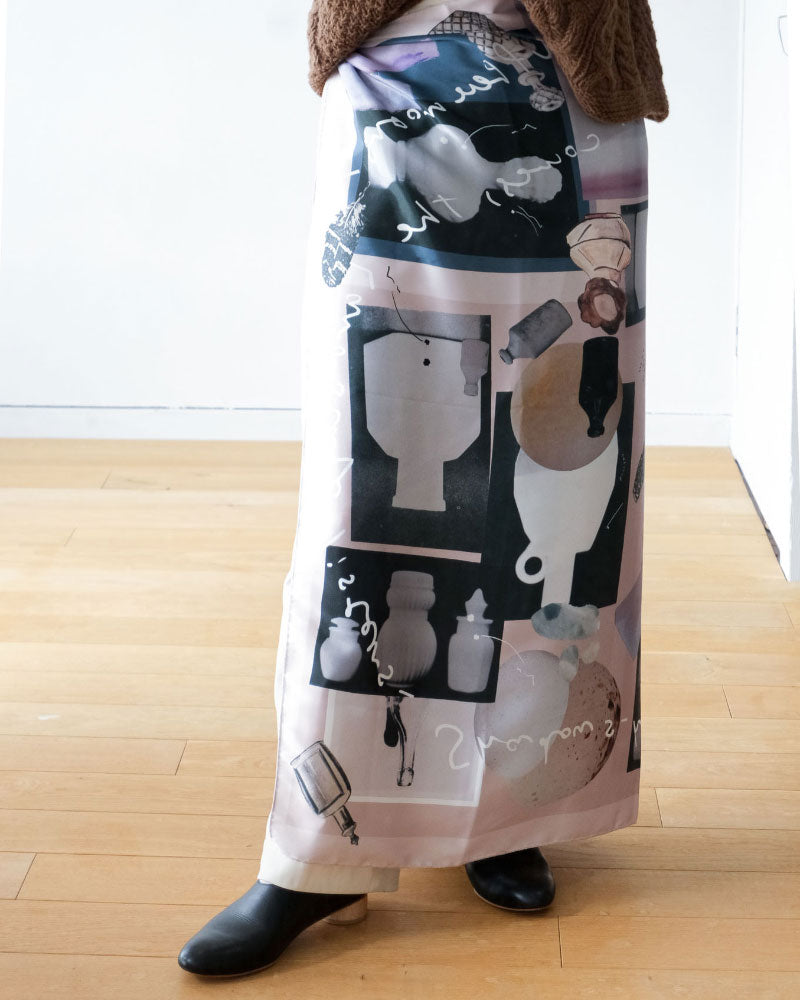 【受注】printed scarf bottles /vent de moe