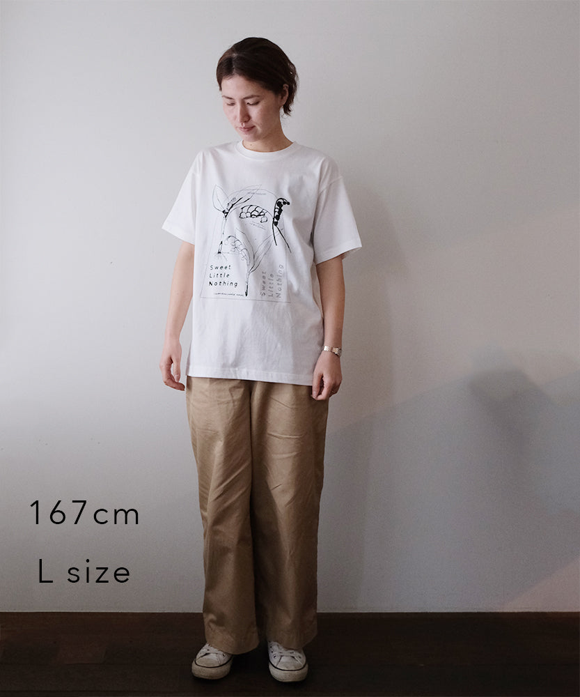 Lily of the valley　半袖Tシャツ　ホワイト/SLN
