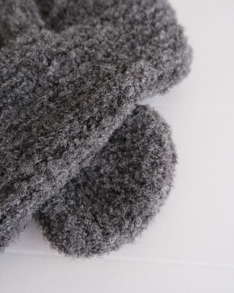 HAND KNIT MUFFLER/YULA/Y L 25-A 003