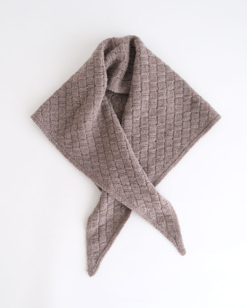BLOCK PATTERN SCARF/YULA/Y L 25-A 001