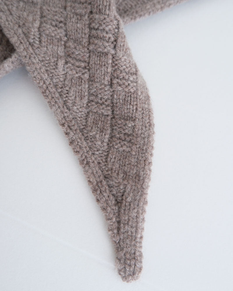 BLOCK PATTERN SCARF/YULA/Y L 25-A 001