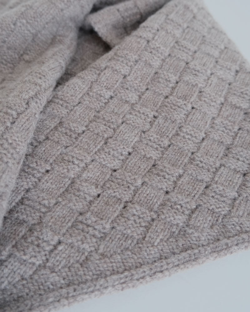 BLOCK PATTERN SCARF/YULA/Y L 25-A 001