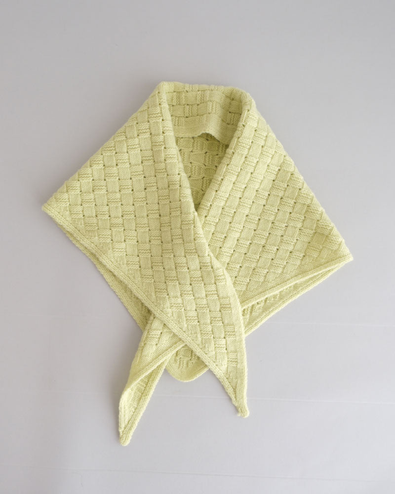 BLOCK PATTERN SCARF/YULA/Y L 25-A 001