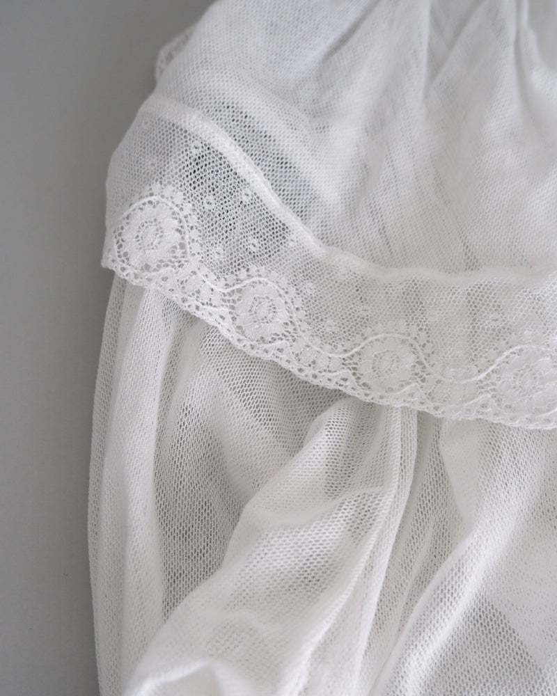 【予約】cotton tulle blouse/Hériter/H0-00-3068