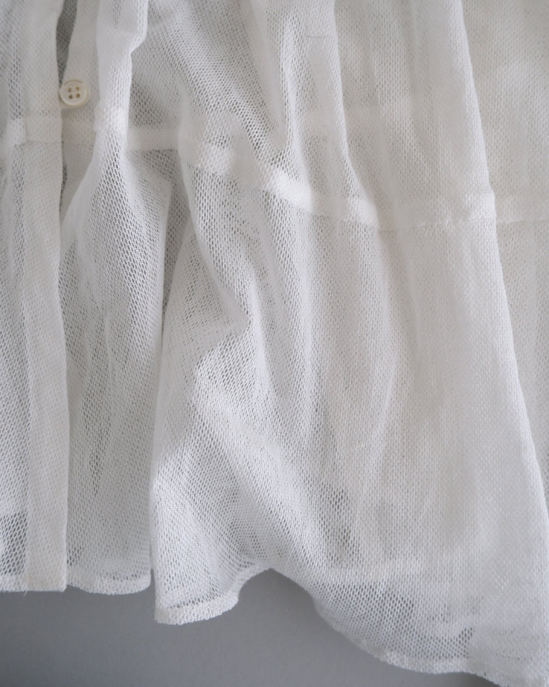 【予約】cotton tulle blouse/Hériter/H0-00-3068