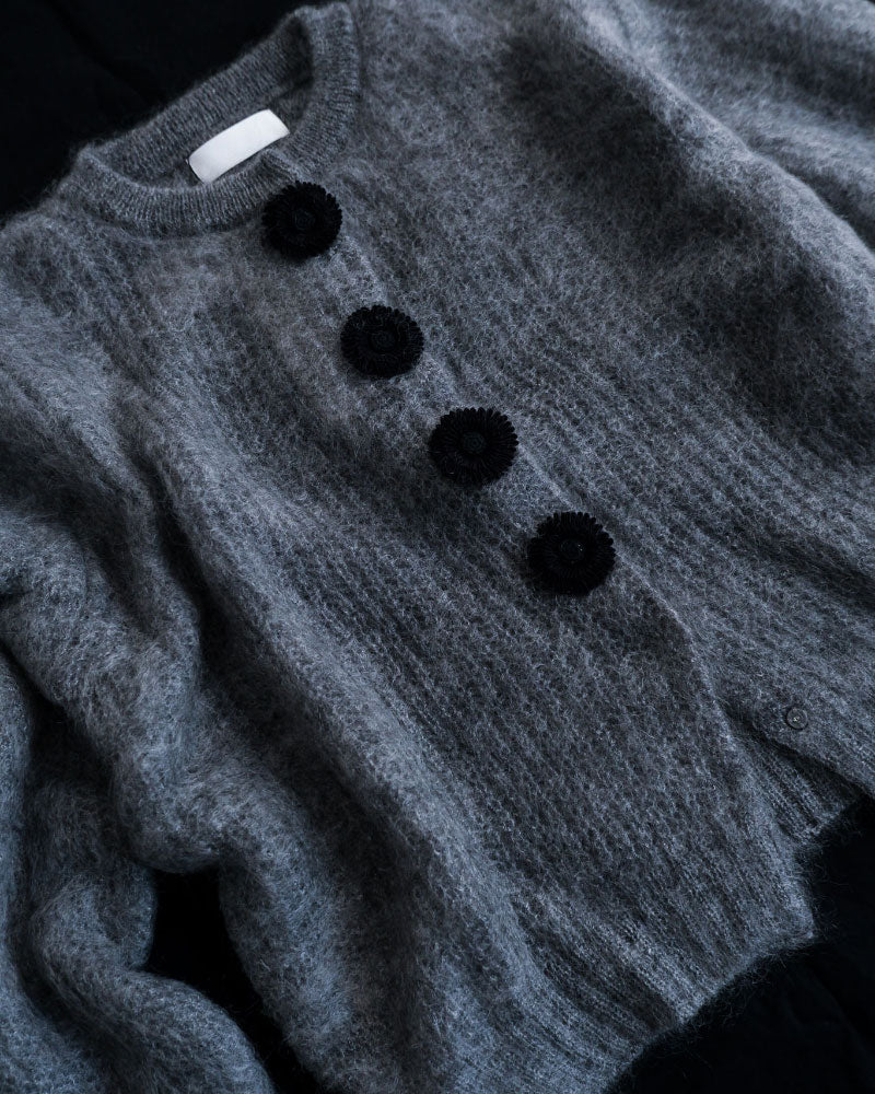 mohair cardigan/Hériter/H0-00-1009