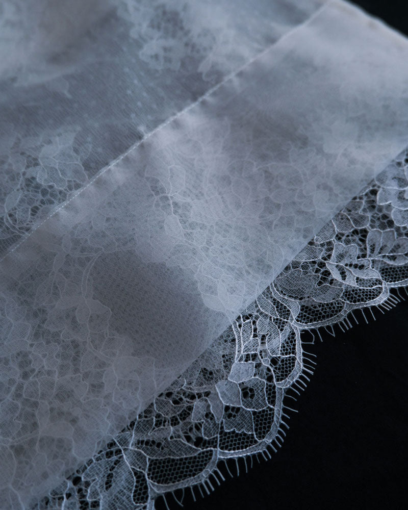 silk organdy skirt/Hériter/H2-26-4002