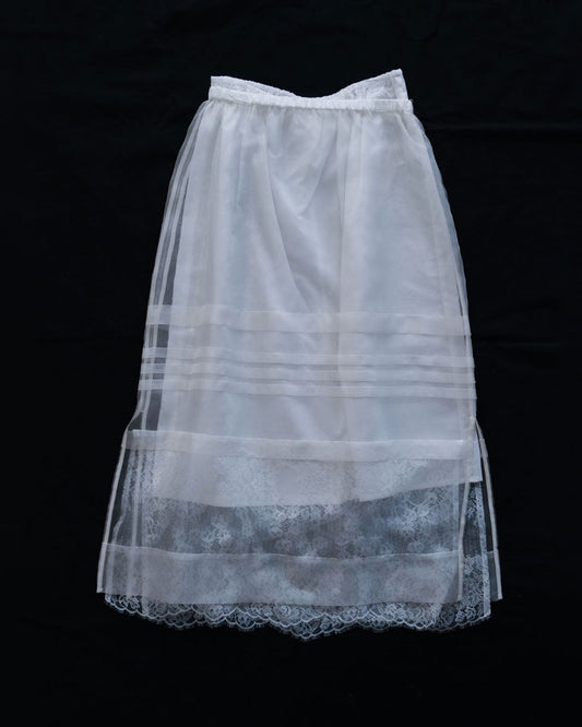 silk organdy skirt/Hériter/H2-26-4002