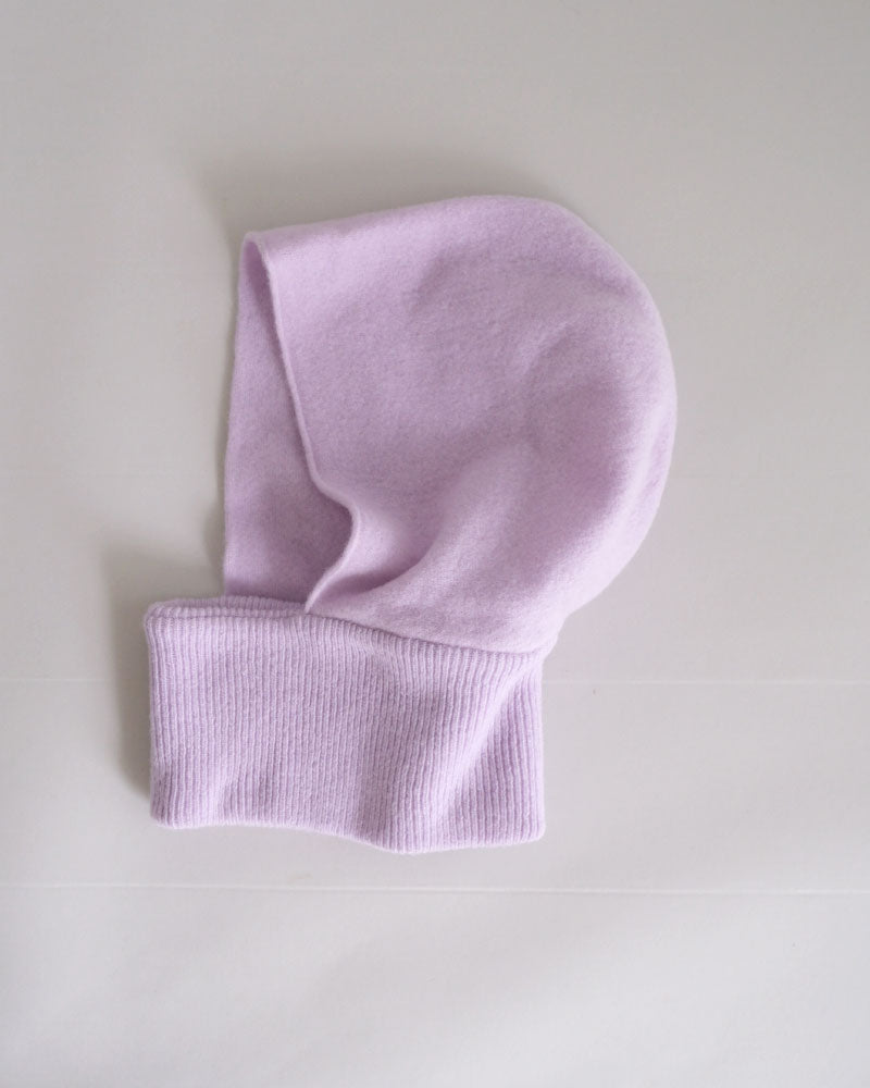 【受注】miahat & accessory ウールフード (リブタイプ）