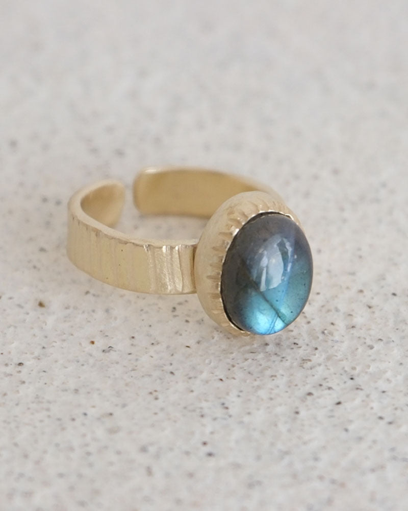 【数量限定】SURUME. / Cutting Stone Ring