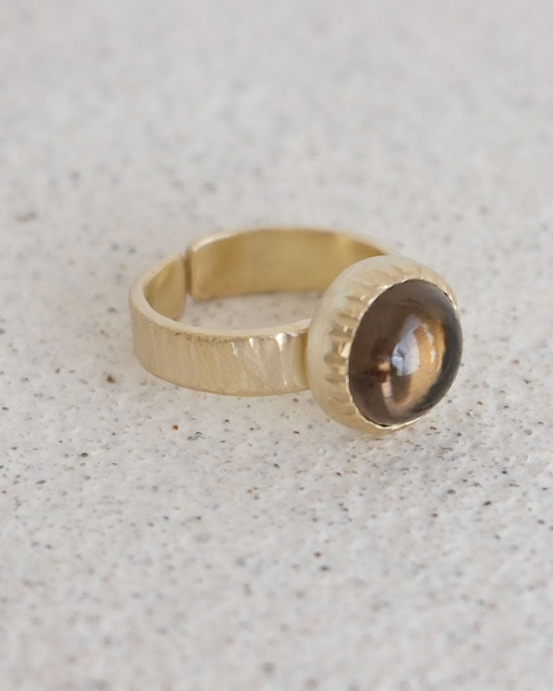 【数量限定】SURUME. / Cutting Stone Ring