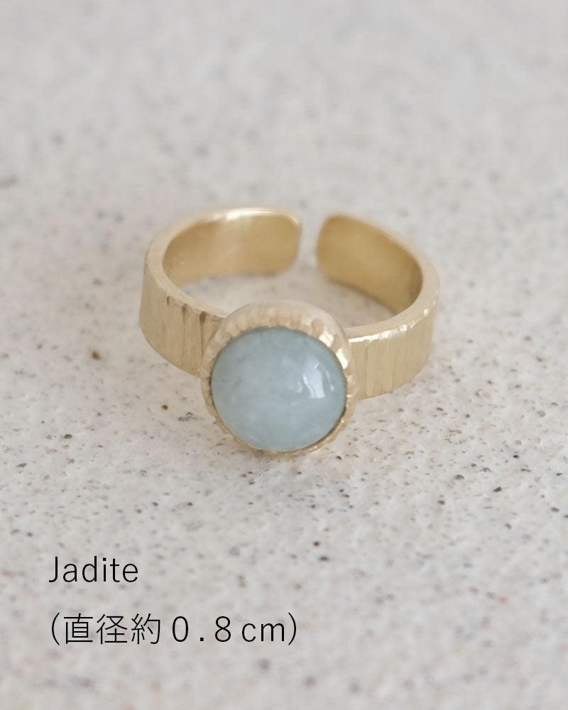 【数量限定】SURUME. / Cutting Stone Ring