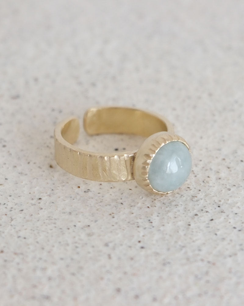 【数量限定】SURUME. / Cutting Stone Ring