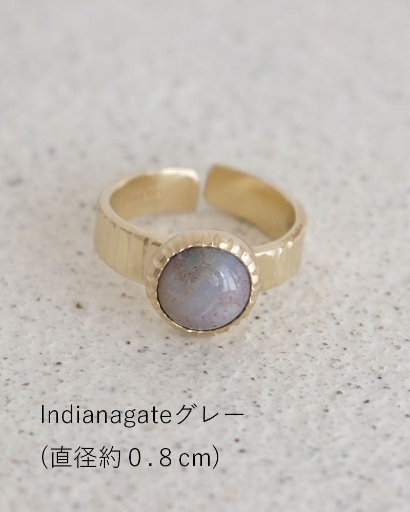 【数量限定】SURUME. / Cutting Stone Ring