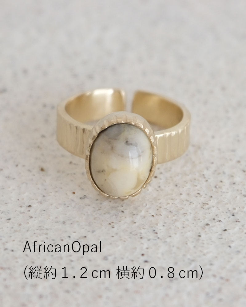 【数量限定】SURUME. / Cutting Stone Ring