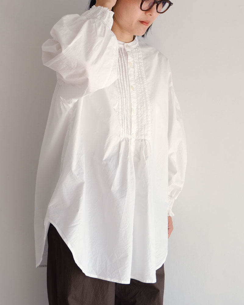 ナチュラルタイプライターピンタックブラウス/UNIVERSALTISSU/UT253BL019