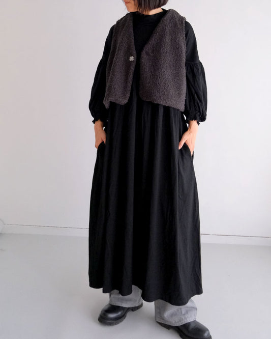 ウォッシャブルウール天竺モックネックワンピース/UNIVERSALTISSU/ UT253CT028