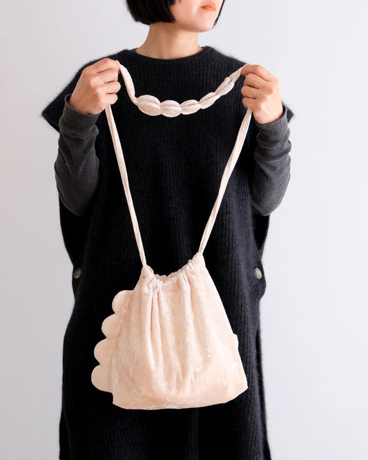 スカラップ巾着 new/chitose.K