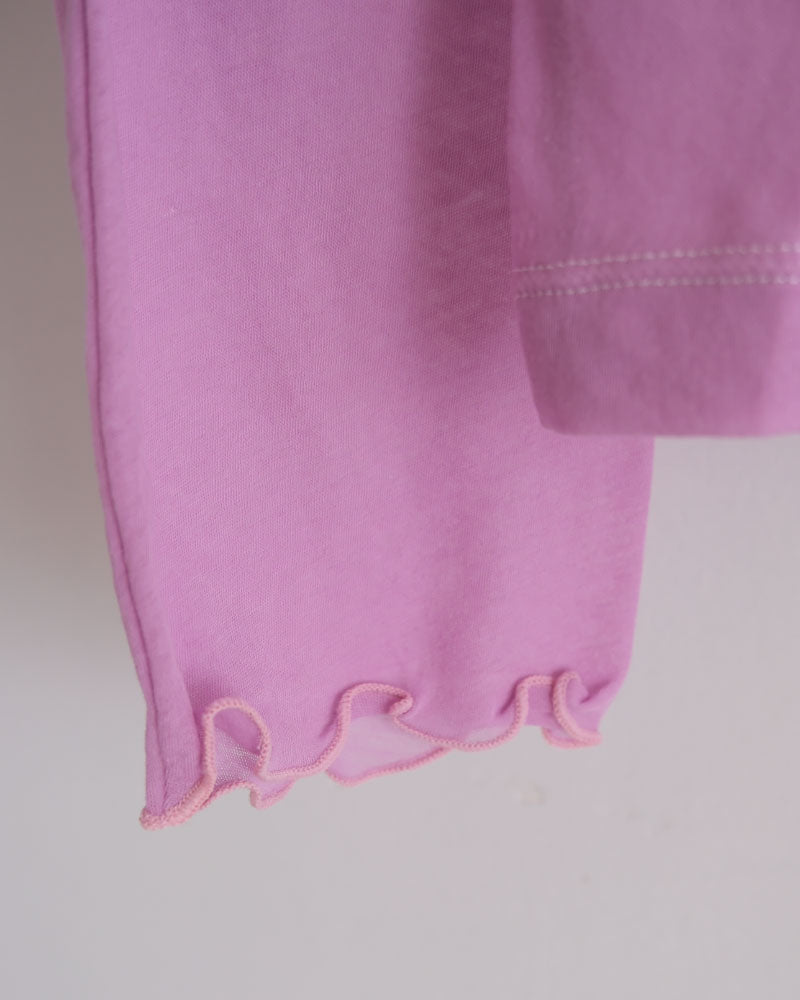 シアー長袖カットソー/YULA/Y L 25-T003