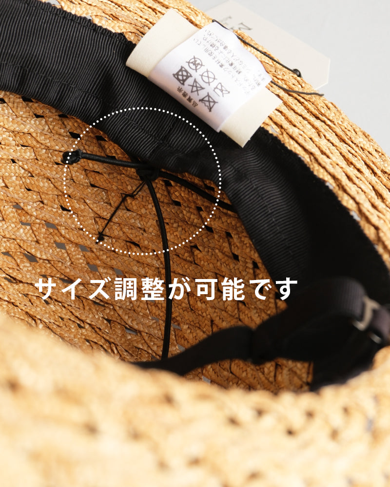 straw canotier /miahat/2505
