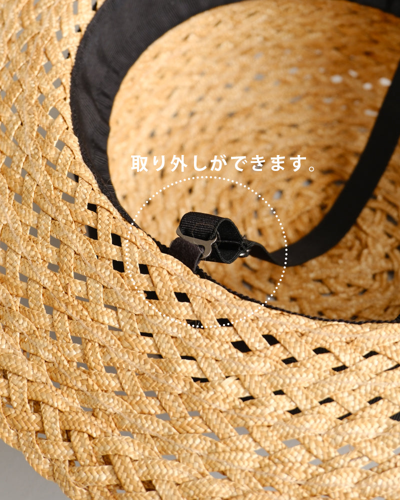 straw canotier /miahat/2505