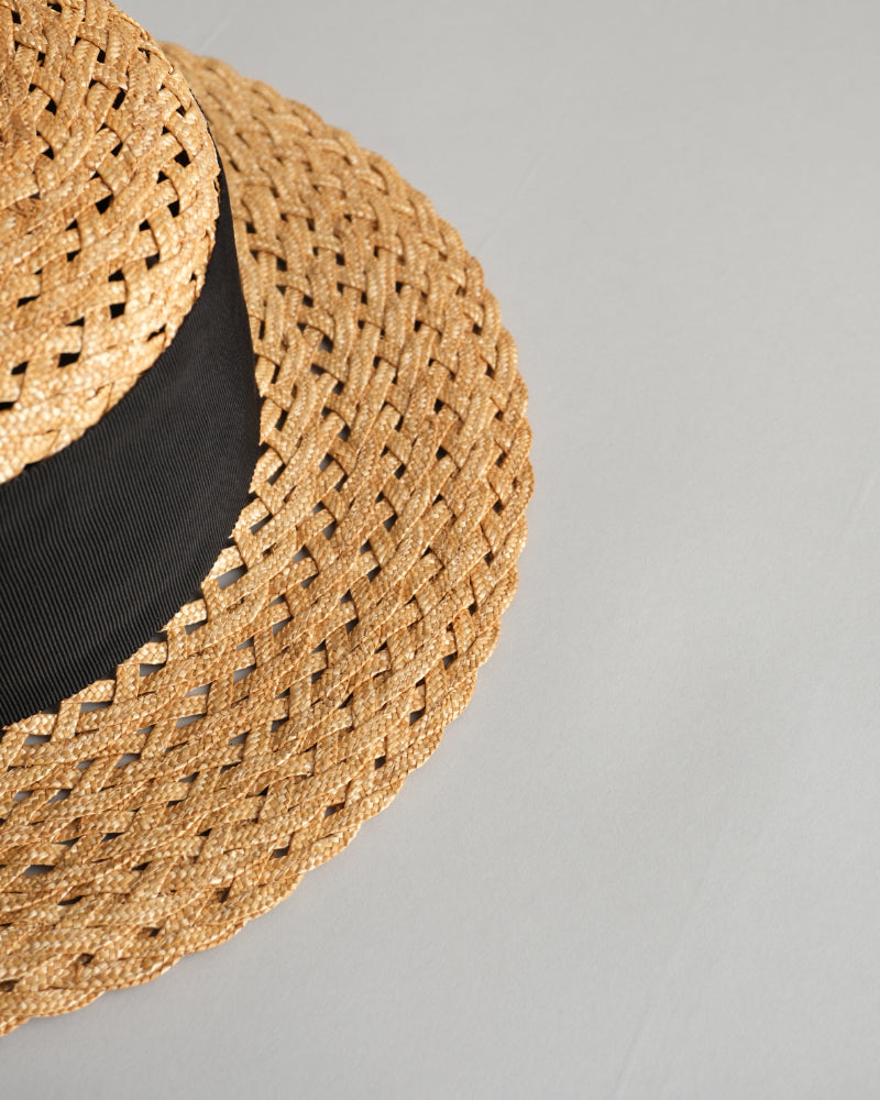 straw canotier /miahat/2505