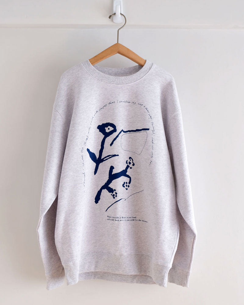 【予約】野の花スウェット