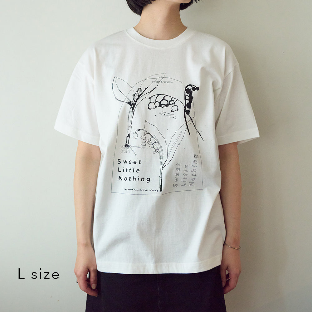 Lily of the valley　半袖Tシャツ　ホワイト/SLN