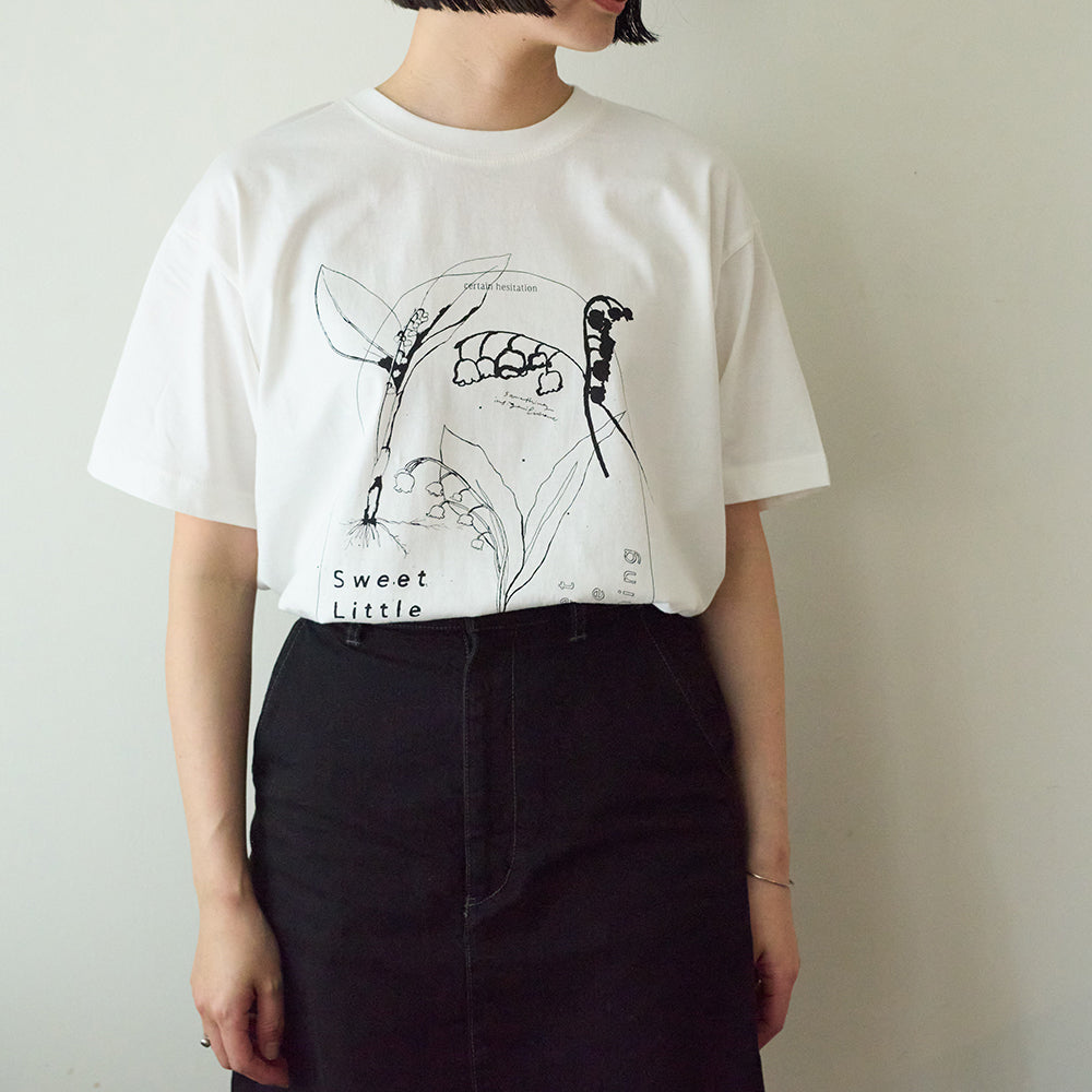 Lily of the valley　半袖Tシャツ　ホワイト/SLN