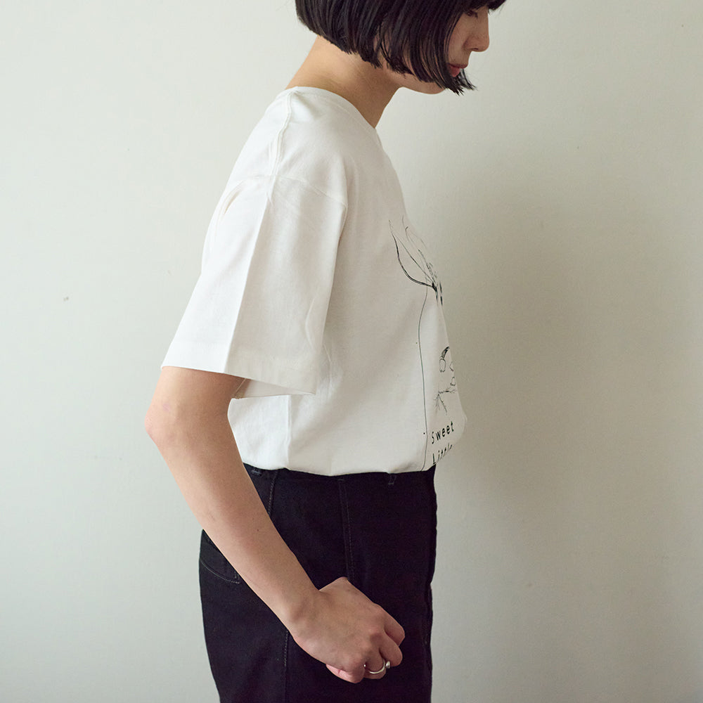 Lily of the valley　半袖Tシャツ　ホワイト/SLN