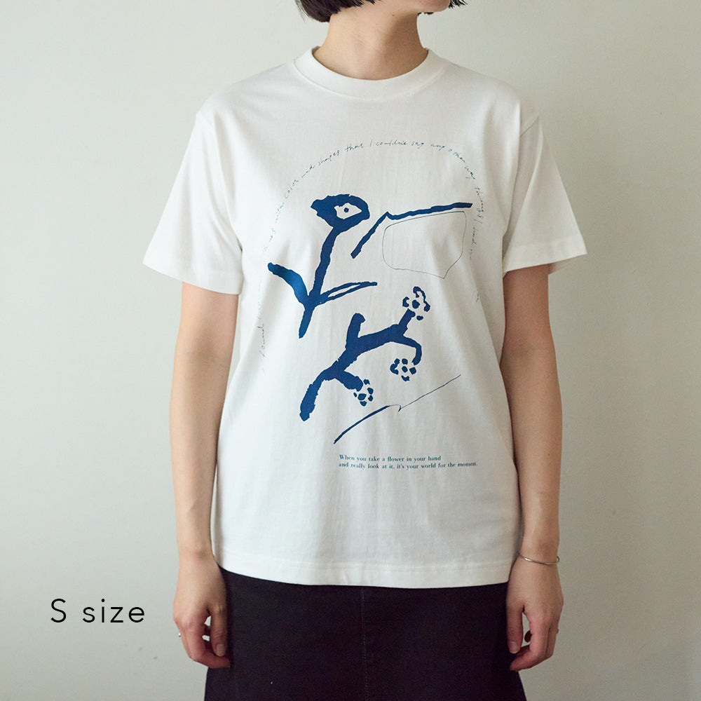 【予約販売→6月お届け】野の花　半袖Tシャツ