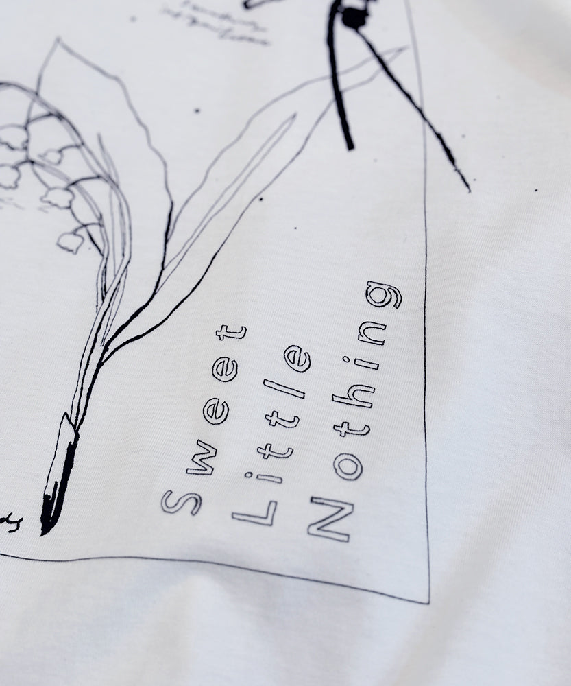 Lily of the valley　半袖Tシャツ　ホワイト/SLN
