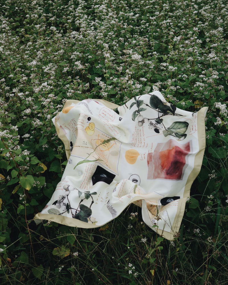 printed scarf LEMON /vent de moe
