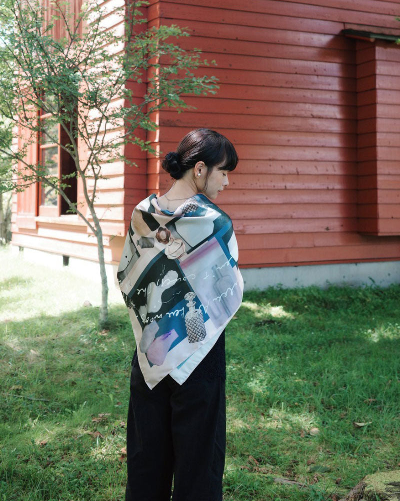 【受注】printed scarf bottles /vent de moe