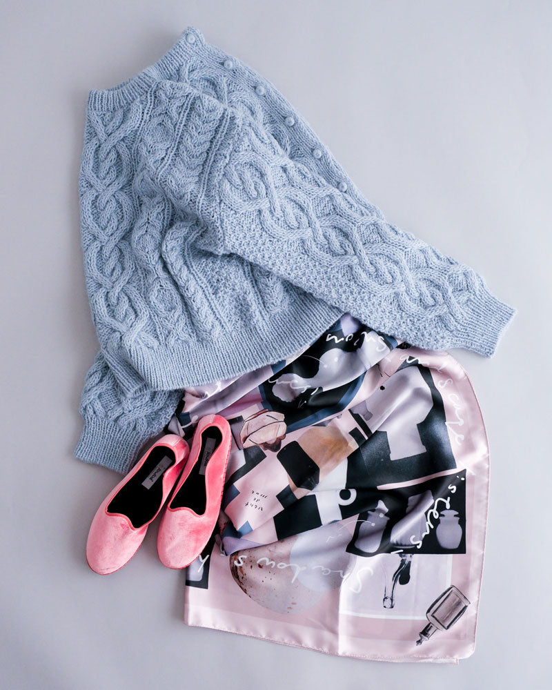 【受注】printed scarf bottles /vent de moe