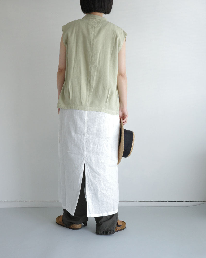(sold)フレンチリネンカーゴワンピース/universaltissu/ TS252OP071