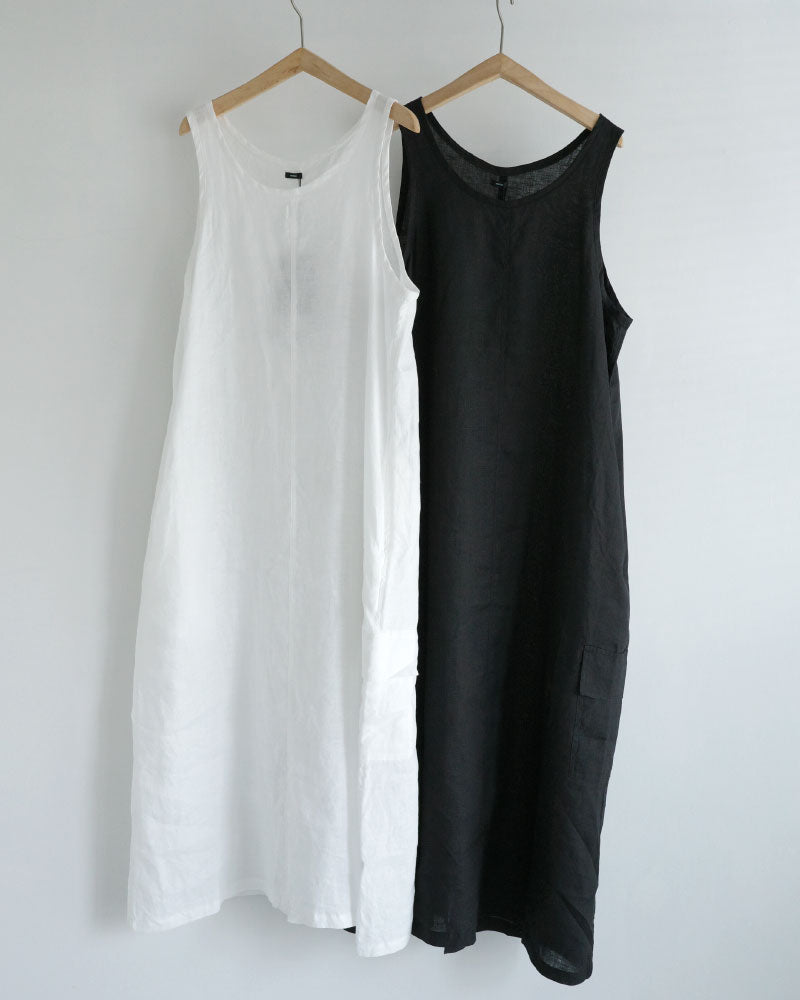 (sold)フレンチリネンカーゴワンピース/universaltissu/ TS252OP071