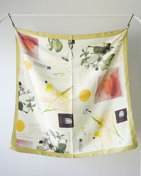 printed scarf LEMON /vent de moe