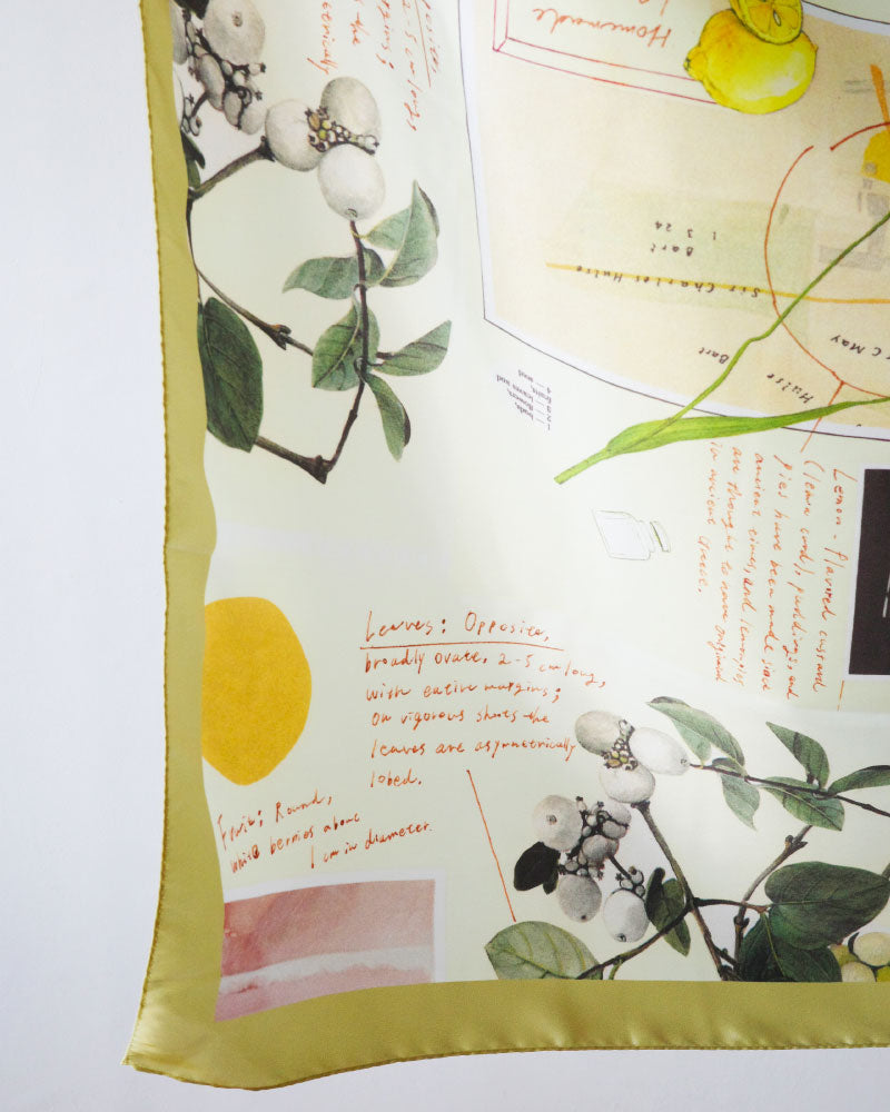 printed scarf LEMON /vent de moe