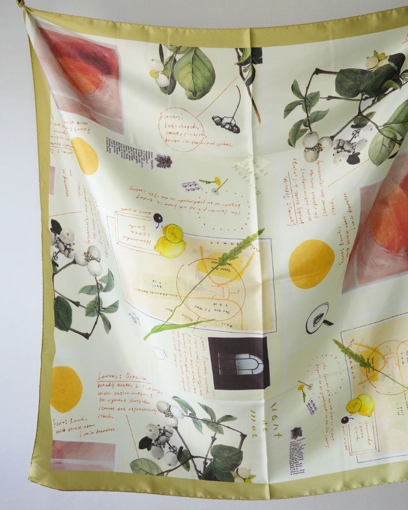 printed scarf LEMON /vent de moe
