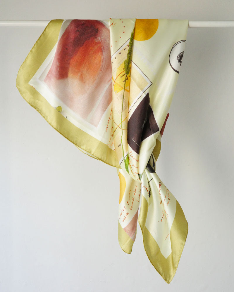 printed scarf LEMON /vent de moe