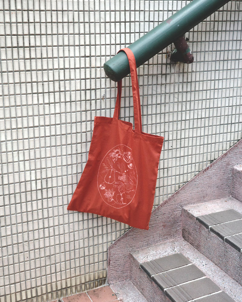 フルーツプリントトートバッグ