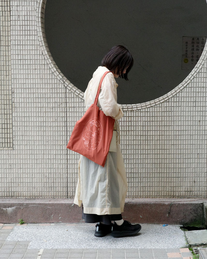 フルーツプリントトートバッグ