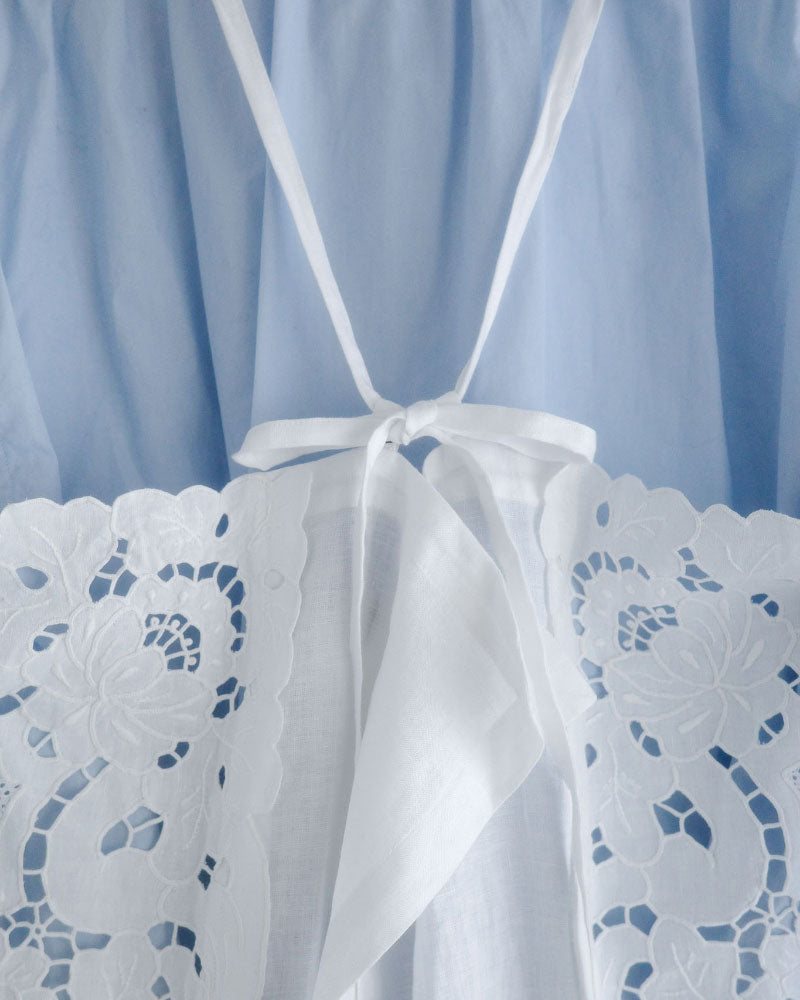 cutwork parts tablecloth apron dress/Hériter/H0-00-7045