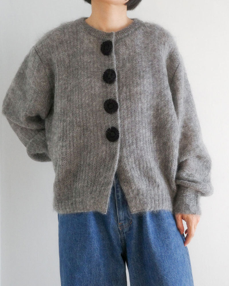 mohair cardigan/Hériter/H0-00-1009