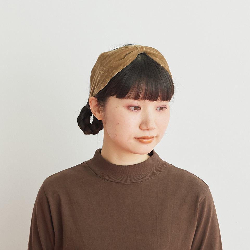 miahat & accessory ベルベットタックリボン