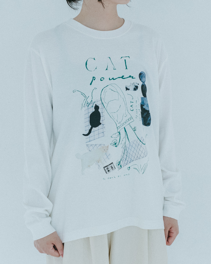 catpower ロングスリーブTシャツ