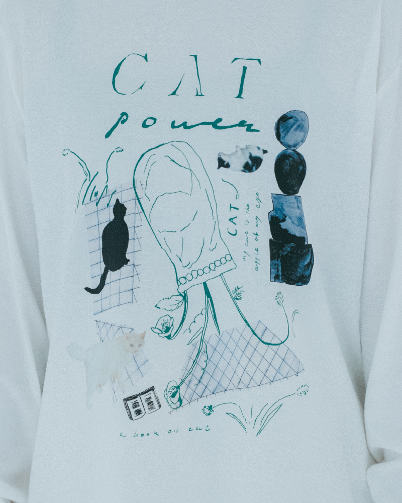 catpower ロングスリーブTシャツ